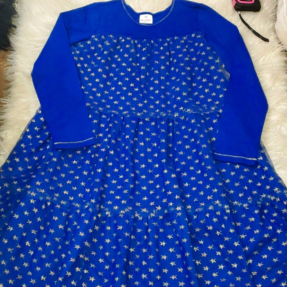 NWT HANNA ANDERSON WARM LONG SPARKLE DRESS